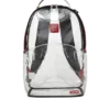 Mochila 100 % transparente con diseño de Shark