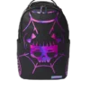 MOCHILA CAZZU IRIDISCENTE CON DETALLES DE ARANCA, CALAVERA Y SHARK (DLXV)