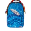 Mochila de escapada en aguas profundas con bufanda desmontable