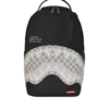 MOCHILA SHARK CENTRAL CREMA Y NEGRO A CUADROS