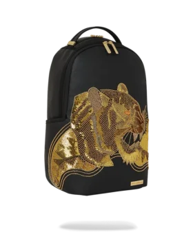 A.I.8 Mochila de leopardo con detalles dorados de African Intelligence (DLXV)
