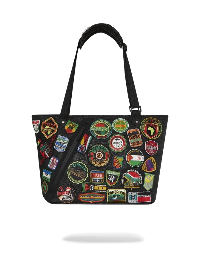 A.I. THE 54 (PATCHES OF AFRICA) BOLSO TOTE CARGO