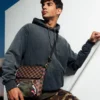 BOLSA DE BOLSOS MENSAGEROS «SHARKS IN PARIS» CON BOLSILLO EXTERIOR CON CREMALLERA DORADA