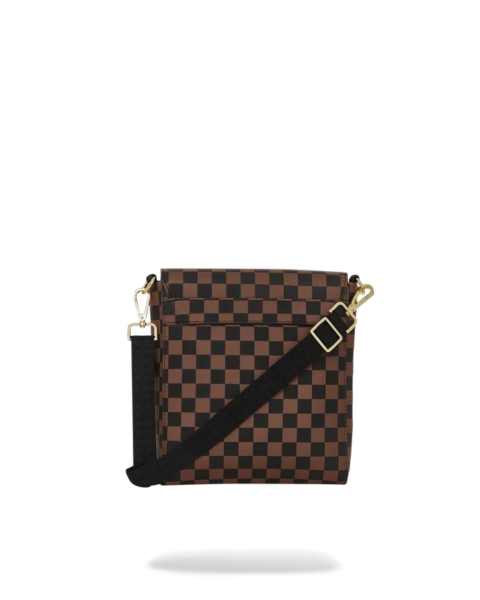 BOLSA DE BOLSOS MENSAGEROS «SHARKS IN PARIS» CON BOLSILLO EXTERIOR CON CREMALLERA DORADA