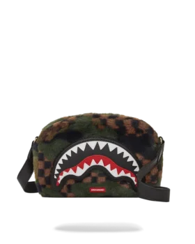 BOLSA DE BOLSOS Mensajero BIG SKY FUR SHARK COLOR LADRILLO