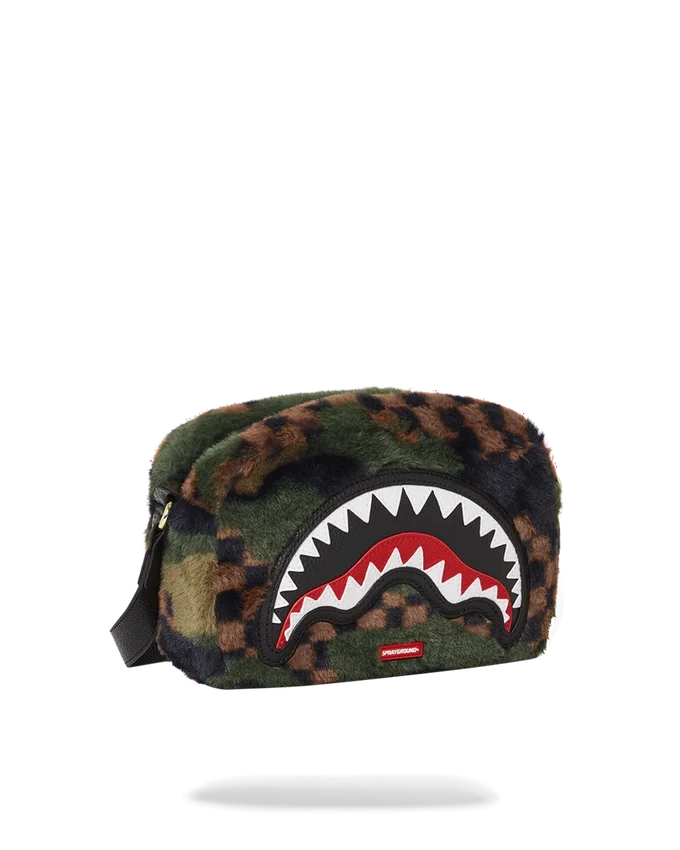 BOLSA DE BOLSOS Mensajero BIG SKY FUR SHARK COLOR LADRILLO