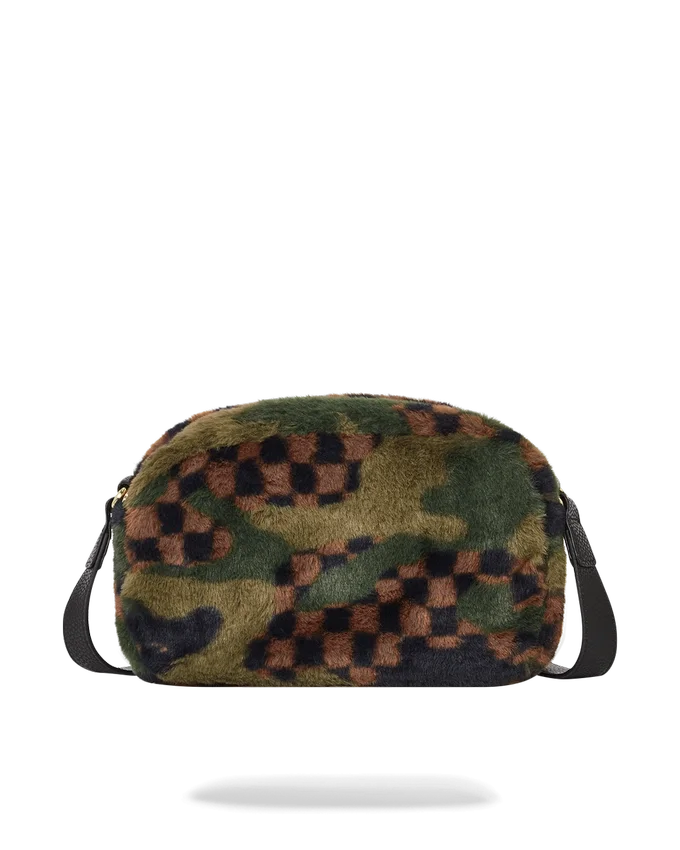BOLSA DE BOLSOS Mensajero BIG SKY FUR SHARK COLOR LADRILLO