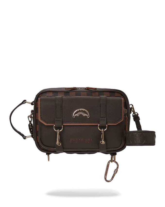 BOLSA DE BOLSOS MENSAJERO CHECKMATE ROYALE COLOR LADRILLO