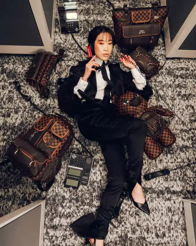 BOLSA DE BOLSOS MENSAJERO CHECKMATE ROYALE COLOR LADRILLO