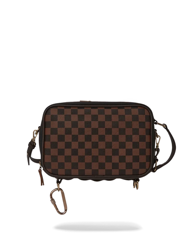 BOLSA DE BOLSOS MENSAJERO CHECKMATE ROYALE COLOR LADRILLO