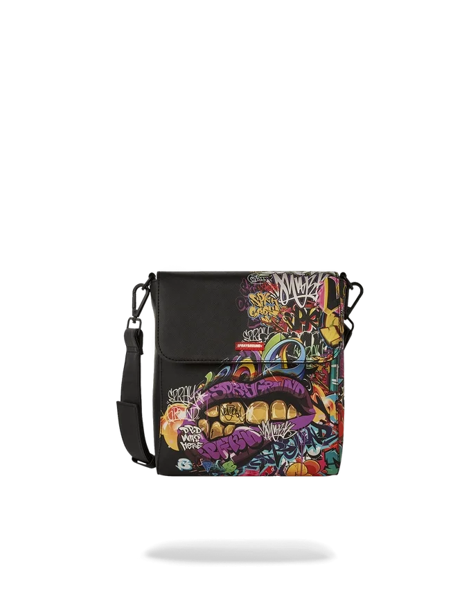 BOLSA DE BOLSOS MENSAJERO HALF GRAF LIPS