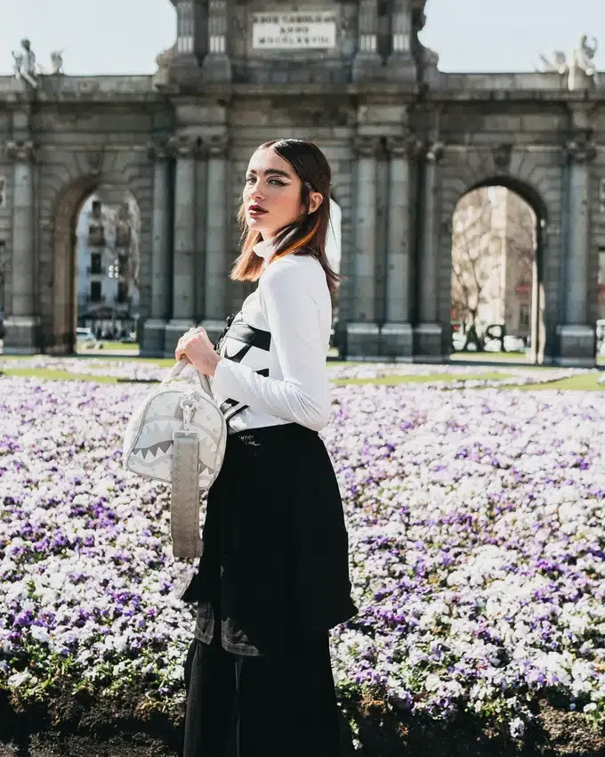 BOLSA DE DEPORTE MINI «MONEY PATTERN POWDER»