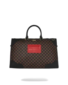 BOLSA DE DEPORTE PIRAMIDAL BOSS CON ESTAMPADO DE CUADROS DE KATANA