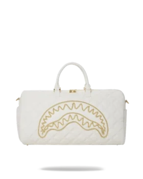 BOLSA DE DEPORTE RIVIERA LE BLANC CON CADENA DORADA Y DETALLE DE TIBURÓN