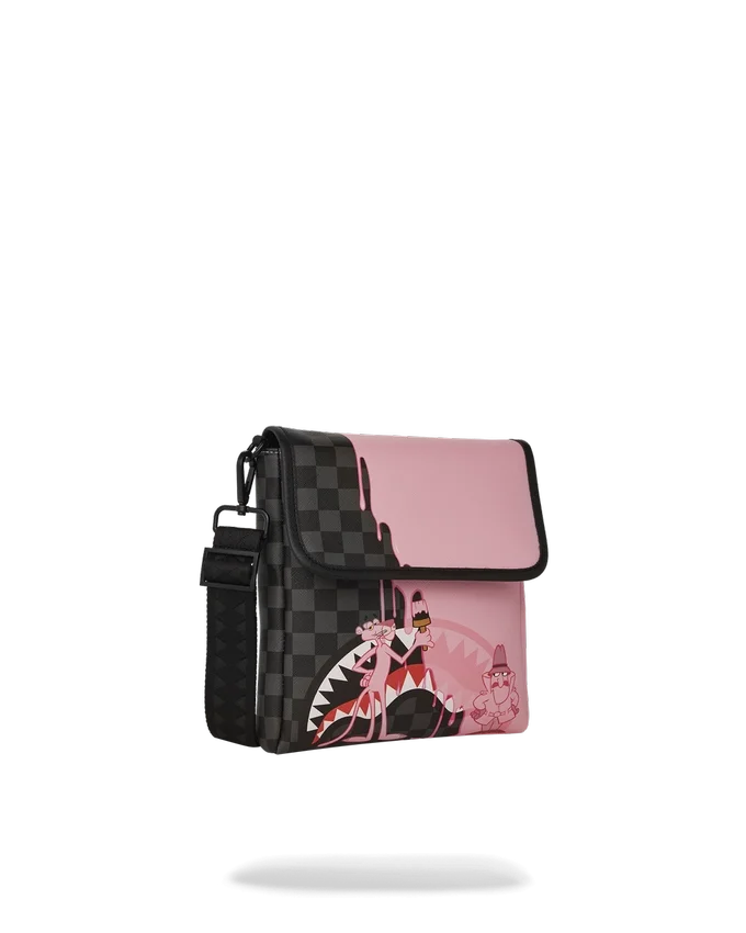 BOLSA DE HOMBRO TIPO BOLSO MENSAJERO PINK PANTHER PINK PAINTER