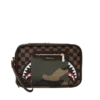 BOLSA DE NECESERES «BRICKSIDE» CON BOLSILLO EXTERIOR CON CREMALLERA DORADA DE SHARKS IN PARIS