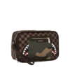 BOLSA DE NECESERES «BRICKSIDE» CON BOLSILLO EXTERIOR CON CREMALLERA DORADA DE SHARKS IN PARIS