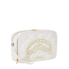 BOLSA DE NECESERES RIVIERA LE BLANC CON CADENA DORADA Y DISEÑO DE TIBURÓN