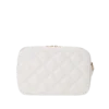 BOLSA DE NECESERES RIVIERA LE BLANC CON CADENA DORADA Y DISEÑO DE TIBURÓN
