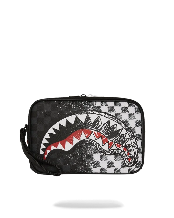 BOLSA DE NECESERES SCRIBBLE DRIBBLE CHECK
