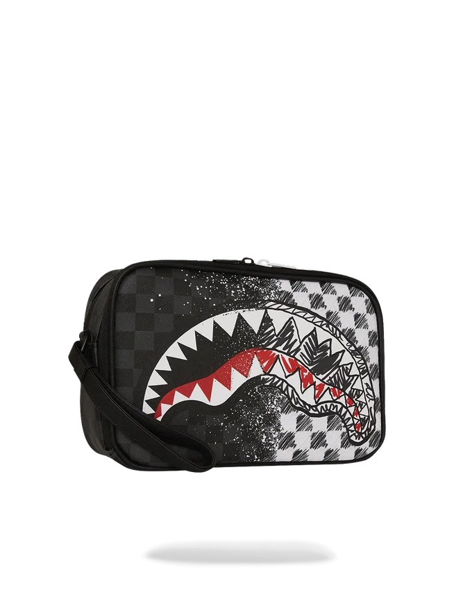 BOLSA DE NECESERES SCRIBBLE DRIBBLE CHECK