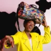 BOLSA DE VIAJE CON ESTAMPADO DE CAMO