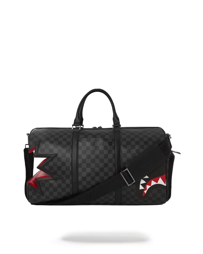 BOLSA DE VIAJE GRIS «Shark Bite Sharks In Paris»