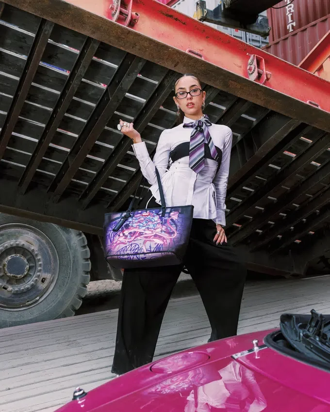 BOLSA «PINK PANTHER DIAMOND HEIST Tote»