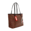 BOLSA TOTE CON TIBURONES Y CALAVERAS