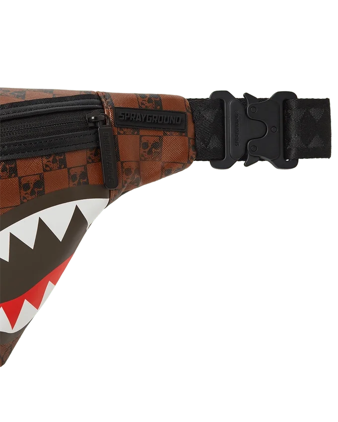 BOLSO BANDOLERA SAVVY CON TIBIONES Y CALAVERAS