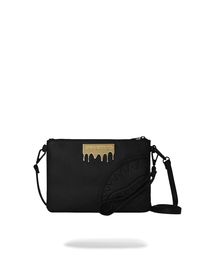 BOLSO CROSSOVER «GOLD BRICK DRIP»