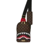 BOLSO CRUZADO DE UNA CORREA «SAWTOOTH SHARKS IN PARIS»