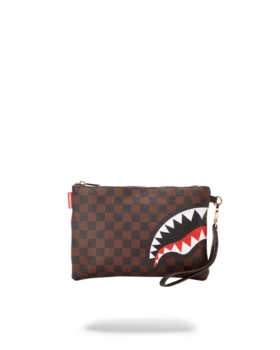 BOLSO DE MANO CROSSOVER CON ESTAMPADO DE CUADROS Y CAMUFLAJE