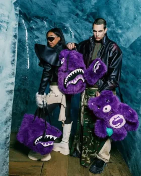 BOLSO DE MANO CROSSOVER FURZILLA Shark (PÚRPURA)