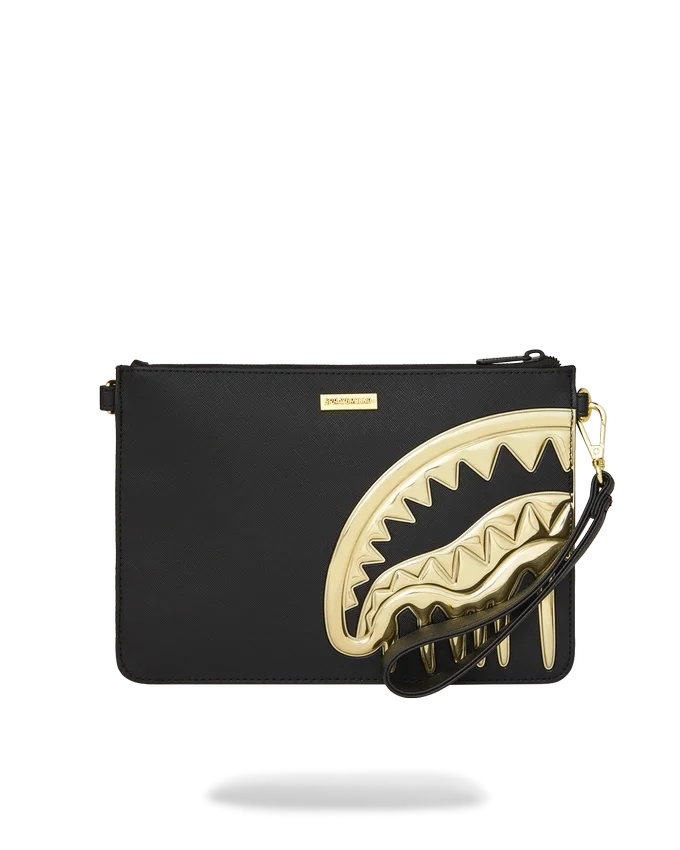 BOLSO DE MANO CROSSOVER GOLDHEART SHARK DRIP