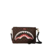 BOLSO DE MANO CROSSOVER SHARKS IN PARIS CON EFECTO DESENFOCADO