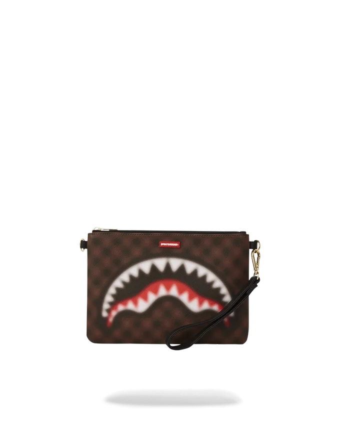 BOLSO DE MANO CROSSOVER SHARKS IN PARIS CON EFECTO DESENFOCADO