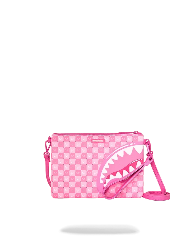 BOLSO DE MANO CROSSOVER «SHINOBI SHARKS IN PARIS» (ROSA)