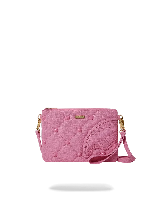 BOLSO DE MANO CROSSOVER SORBET STUNNA BEAR CON TACHAS