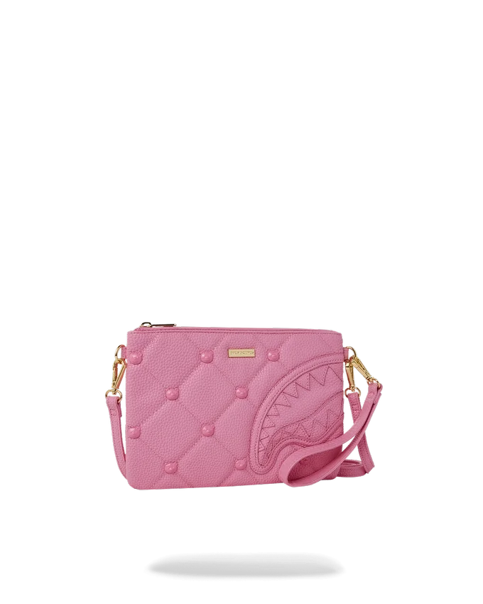 BOLSO DE MANO CROSSOVER SORBET STUNNA BEAR CON TACHAS