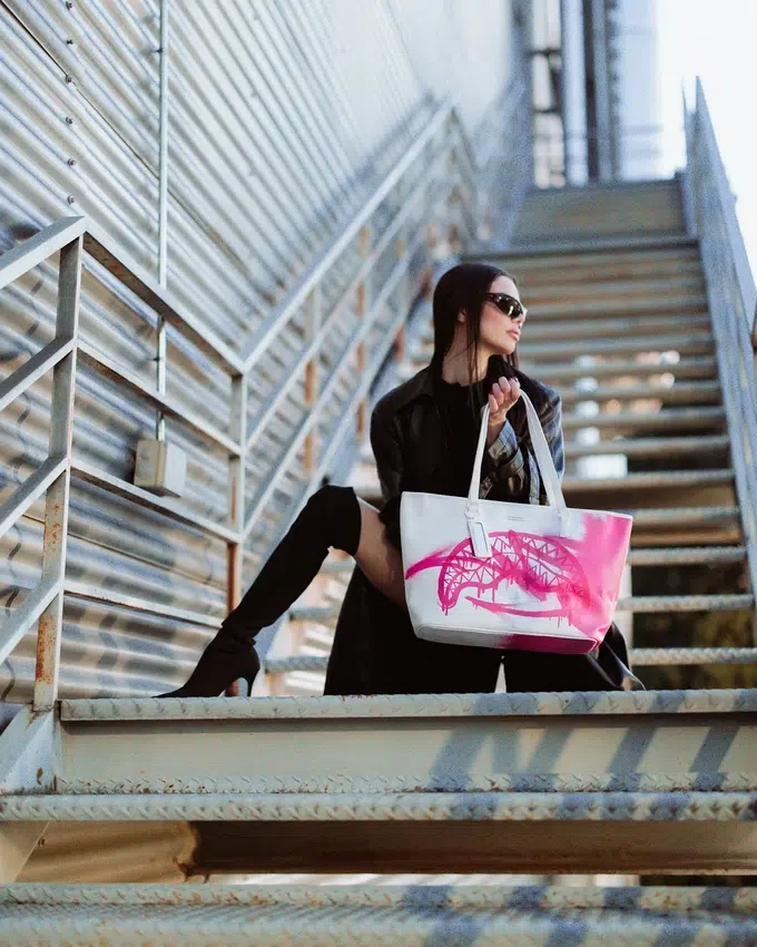BOLSO DE MANO DESIGN STORM Tote