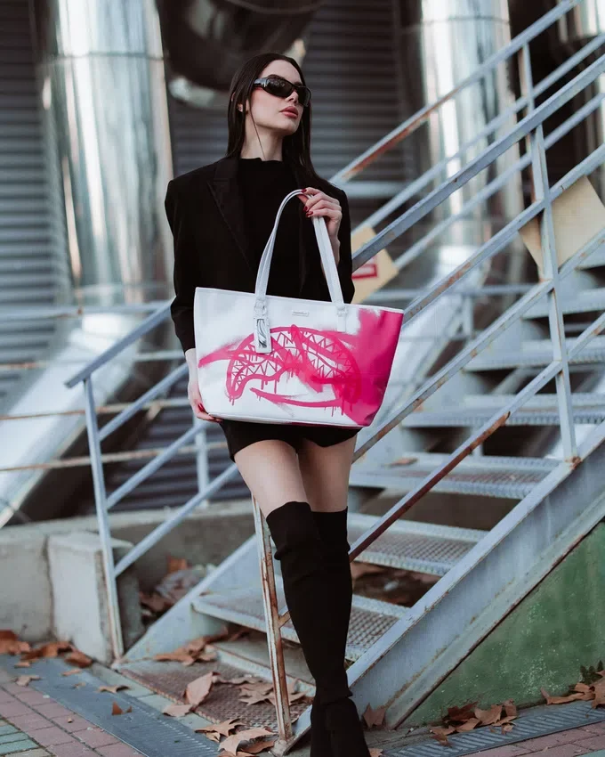 BOLSO DE MANO DESIGN STORM Tote