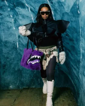 BOLSO FURZILLA SHARK (PÚRPURA) Tote
