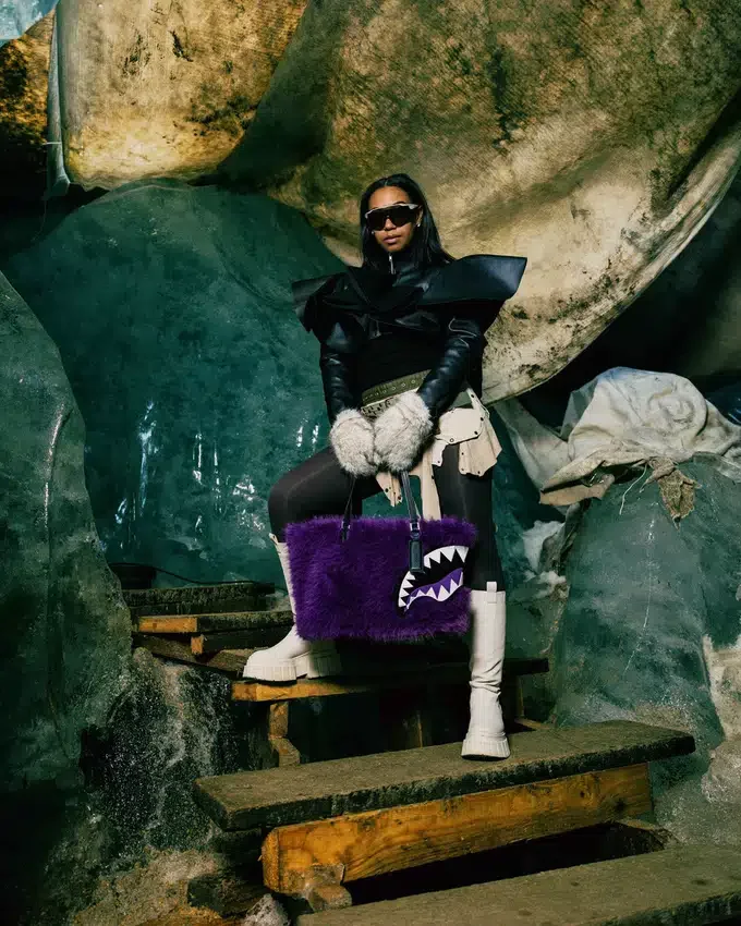 BOLSO FURZILLA SHARK (PÚRPURA) Tote