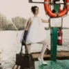 BOLSO TORTUGA CON GOTAS DE LADRILLO DORADO