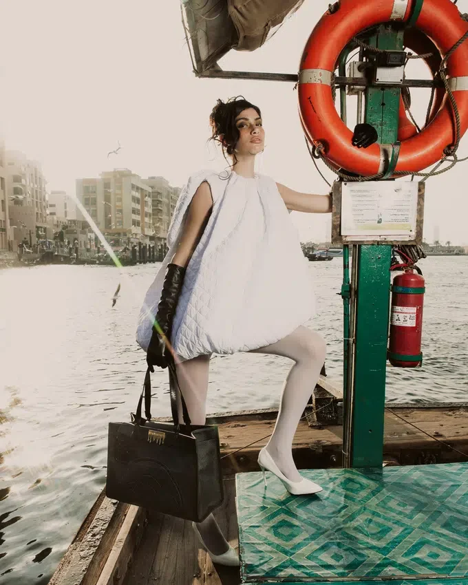 BOLSO TORTUGA CON GOTAS DE LADRILLO DORADO