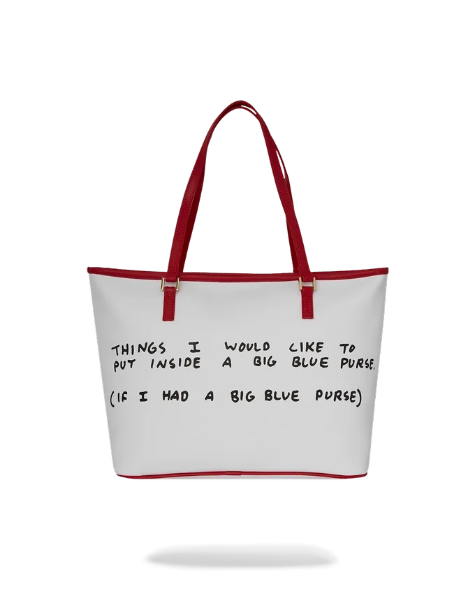 BOLSO TOTE ARTÍSTICO «THE BIG BLUE PURSE» DE KEITH HARING