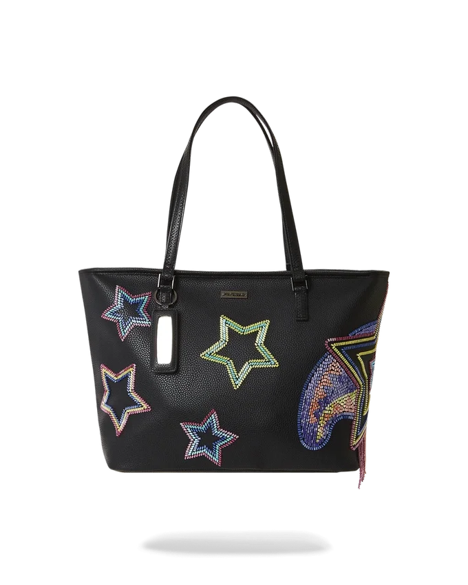 BOLSO TOTE CON ABALORIOS STAR RACER A.I.7 SANDFLOWER COLLAB