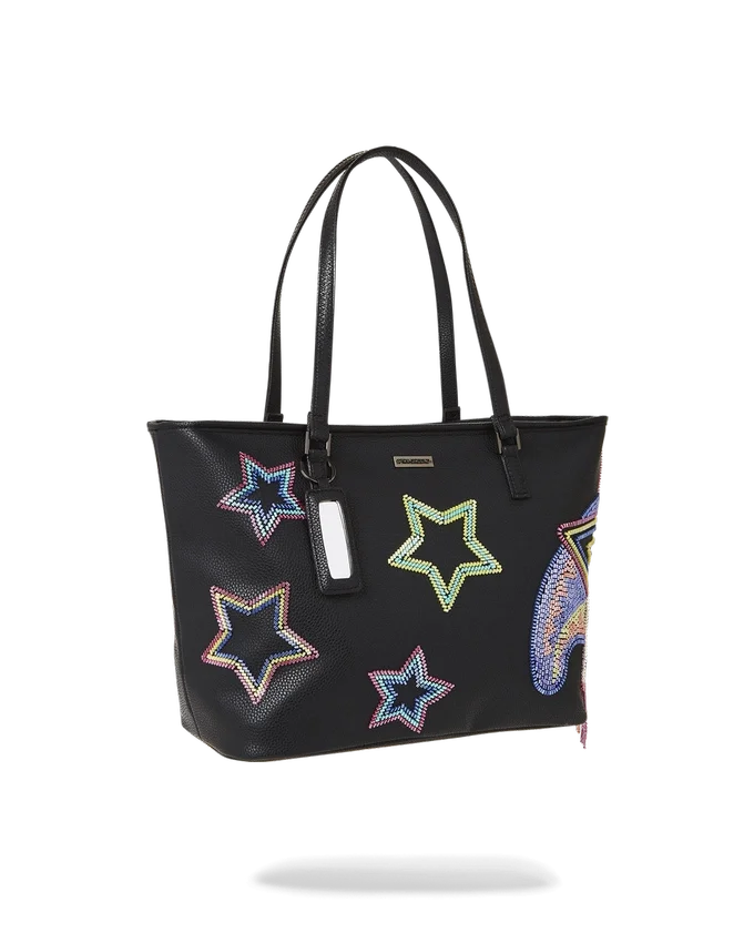 BOLSO TOTE CON ABALORIOS STAR RACER A.I.7 SANDFLOWER COLLAB