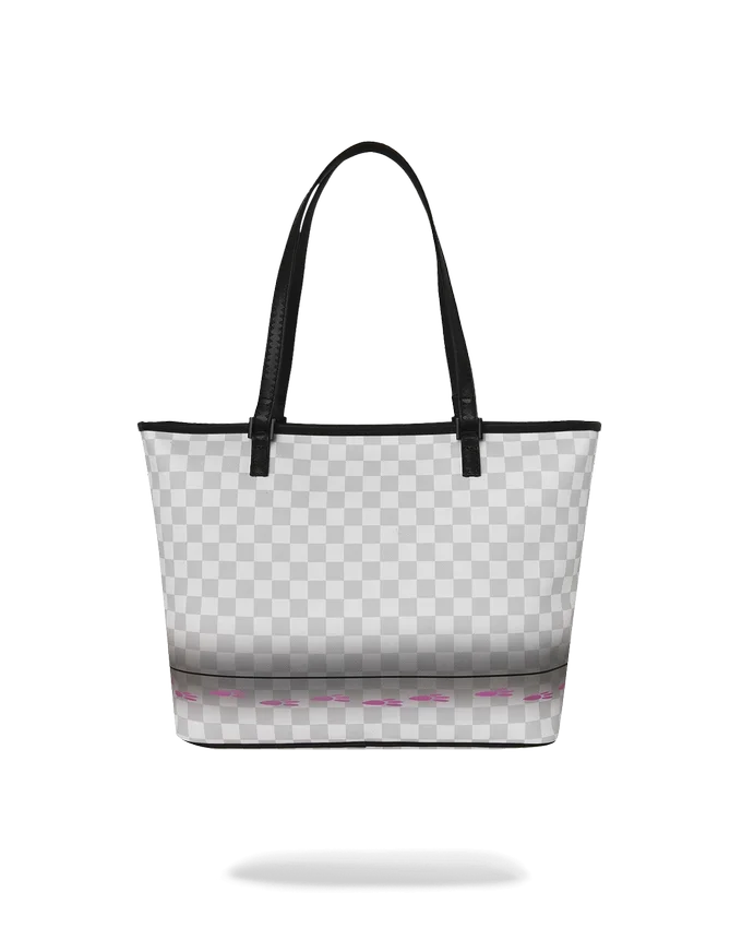 BOLSO TOTE CON HUELLAS DE LA PANTERA ROSA